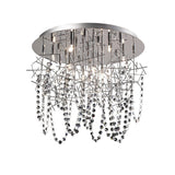 Lexi 10 Light Crystal Semi-Flush Ceiling Light - Polished Chrome