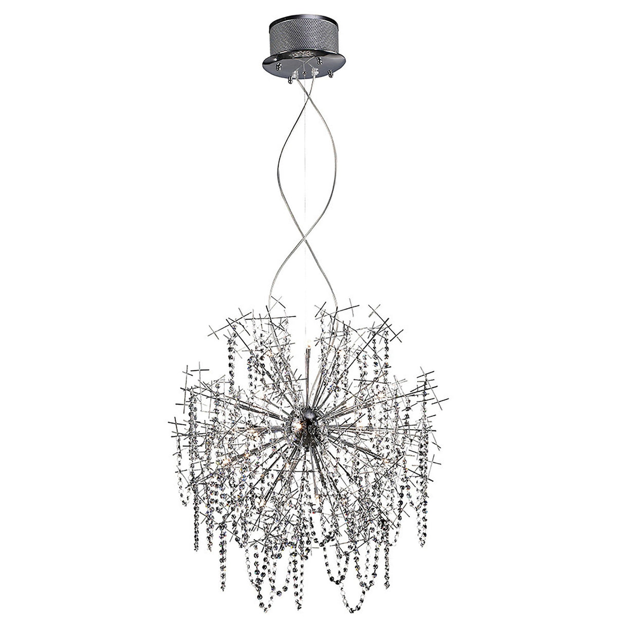 Lexi 85cm 22 Light Crystal Chandelier - Polished Chrome