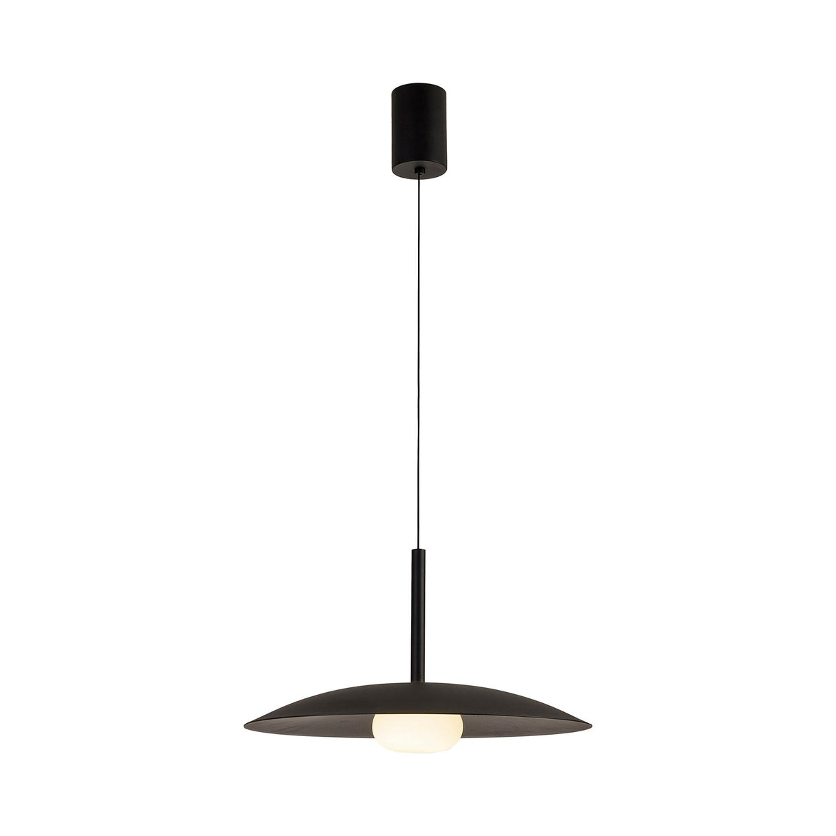 Lidia 40cm LED Pendant Light 12W 3000K - Black