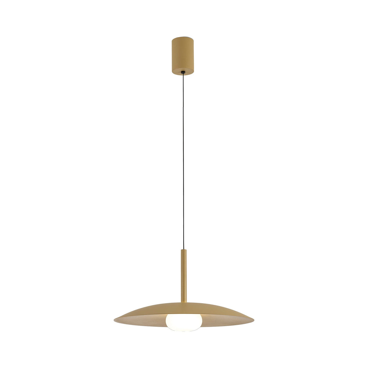 Lidia 40cm LED Pendant Light 12W 3000K - Matt Gold