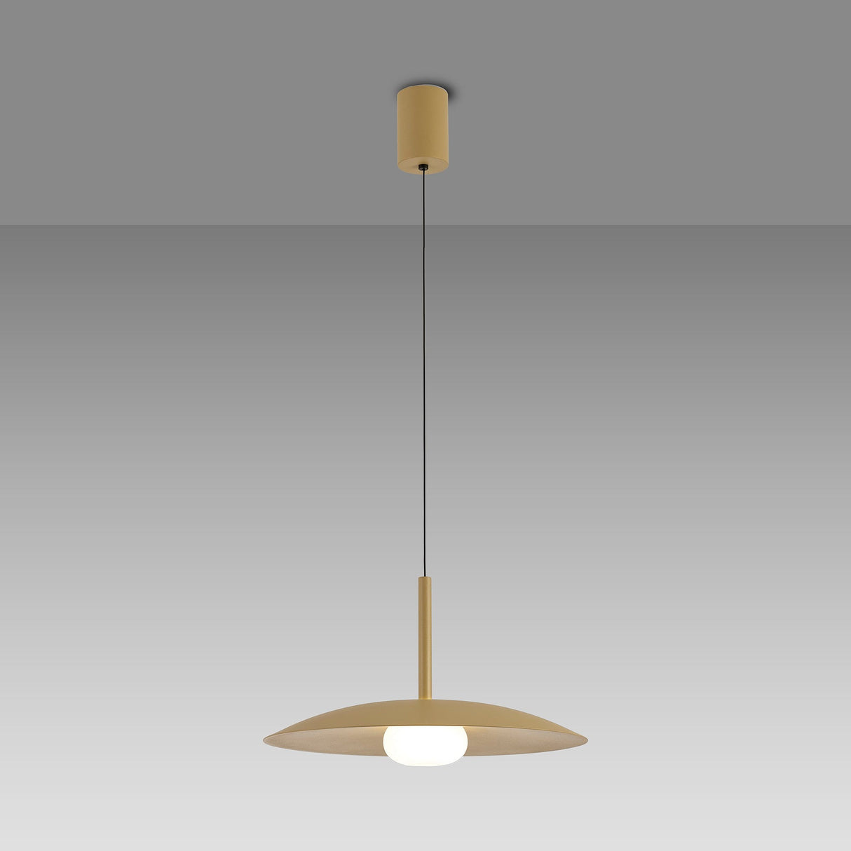 Lidia 40cm LED Pendant Light 12W 3000K - Matt Gold