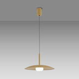 Lidia 40cm LED Pendant Light 12W 3000K - Matt Gold