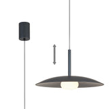 Lidia 40cm LED Pendant Light 12W 3000K - Grey