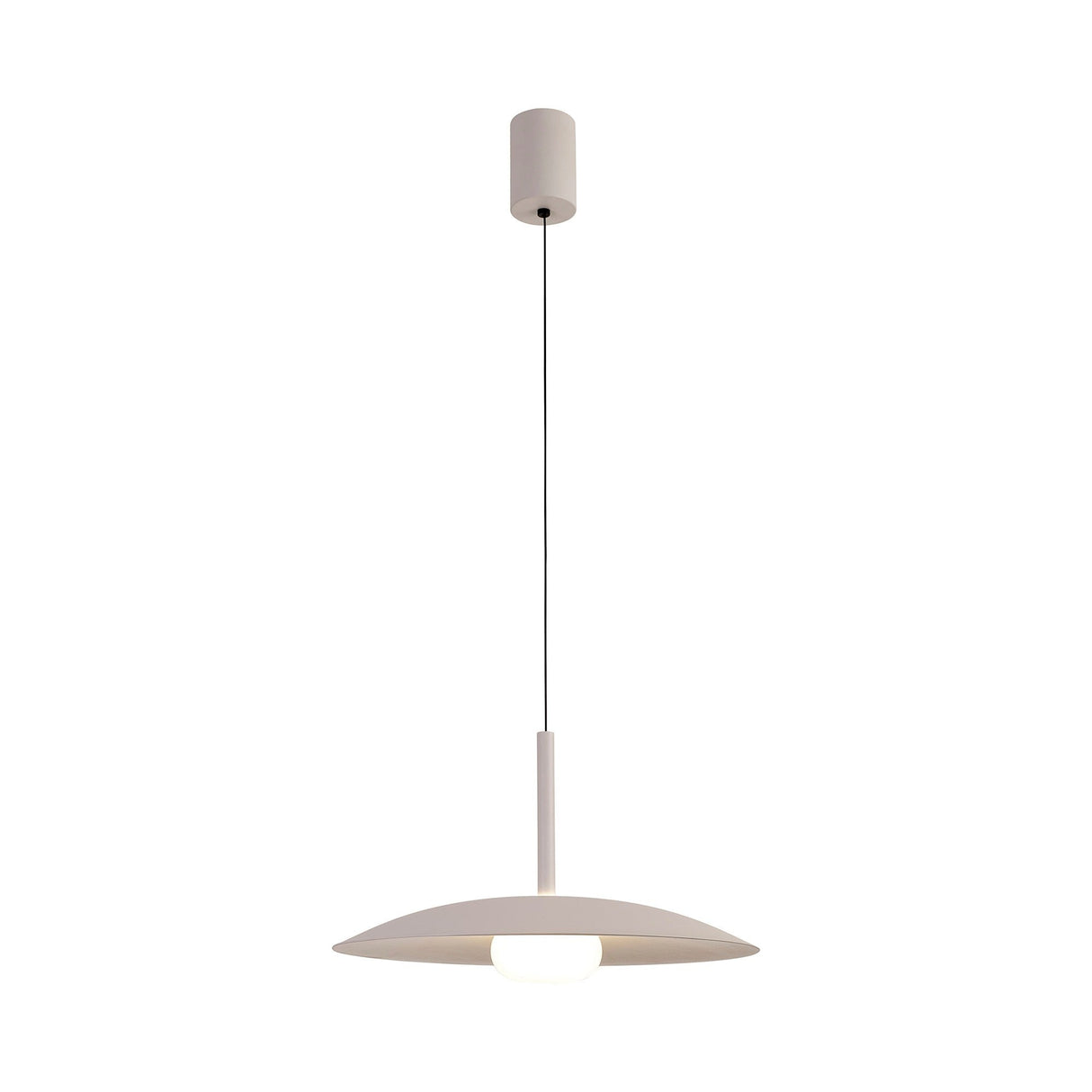 Lidia 40cm LED Pendant Light 12W 3000K - White
