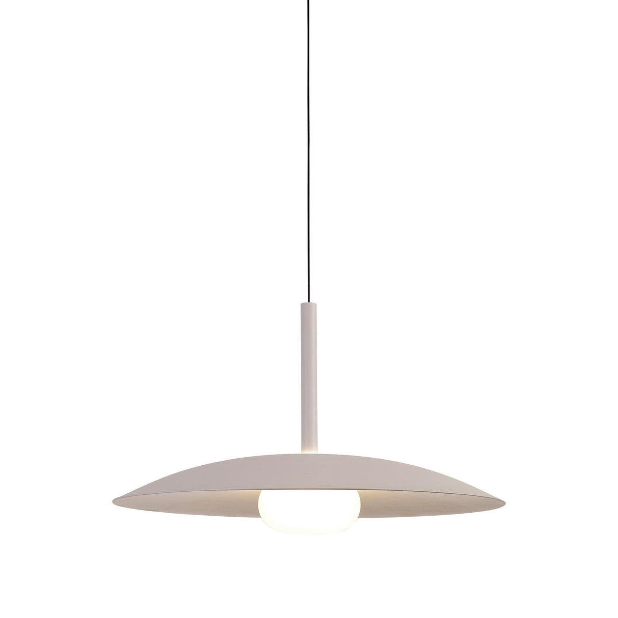 Lidia 40cm LED Pendant Light 12W 3000K - White