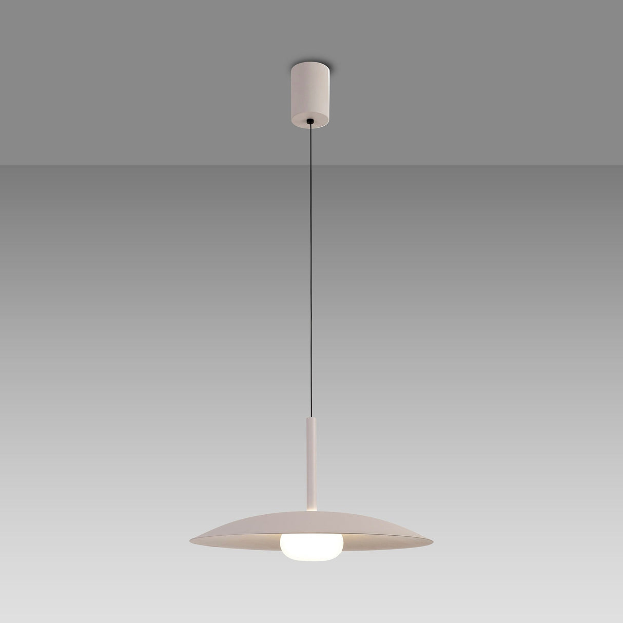 Lidia 40cm LED Pendant Light 12W 3000K - White