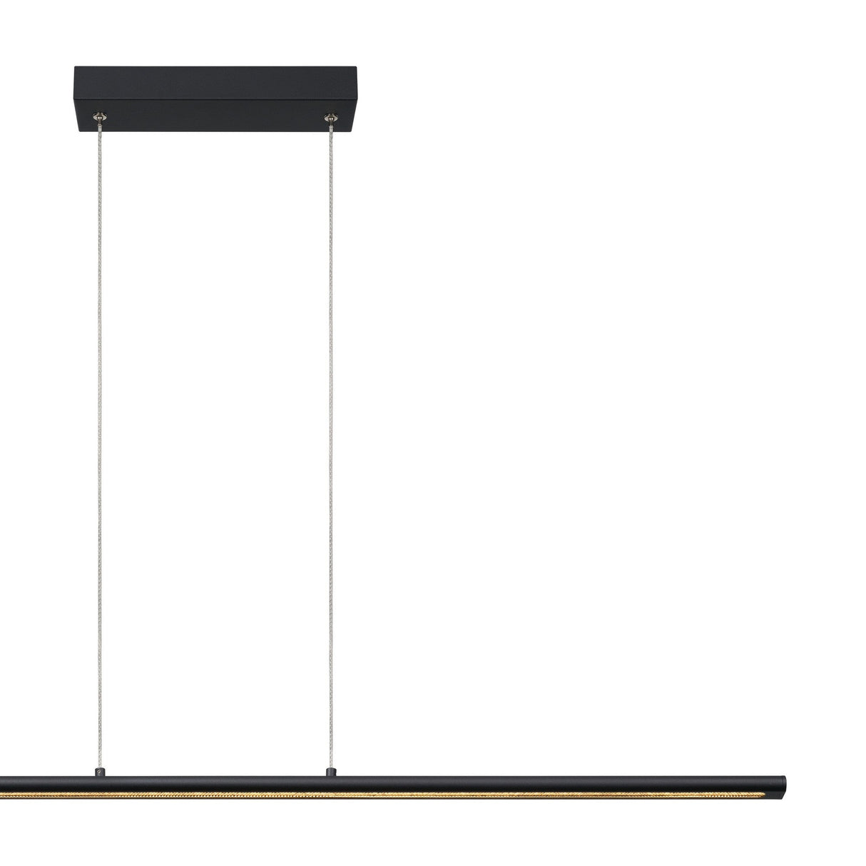 Lineal 1.2m LED Linear Suspension Light 38W 3000K - Sand Black