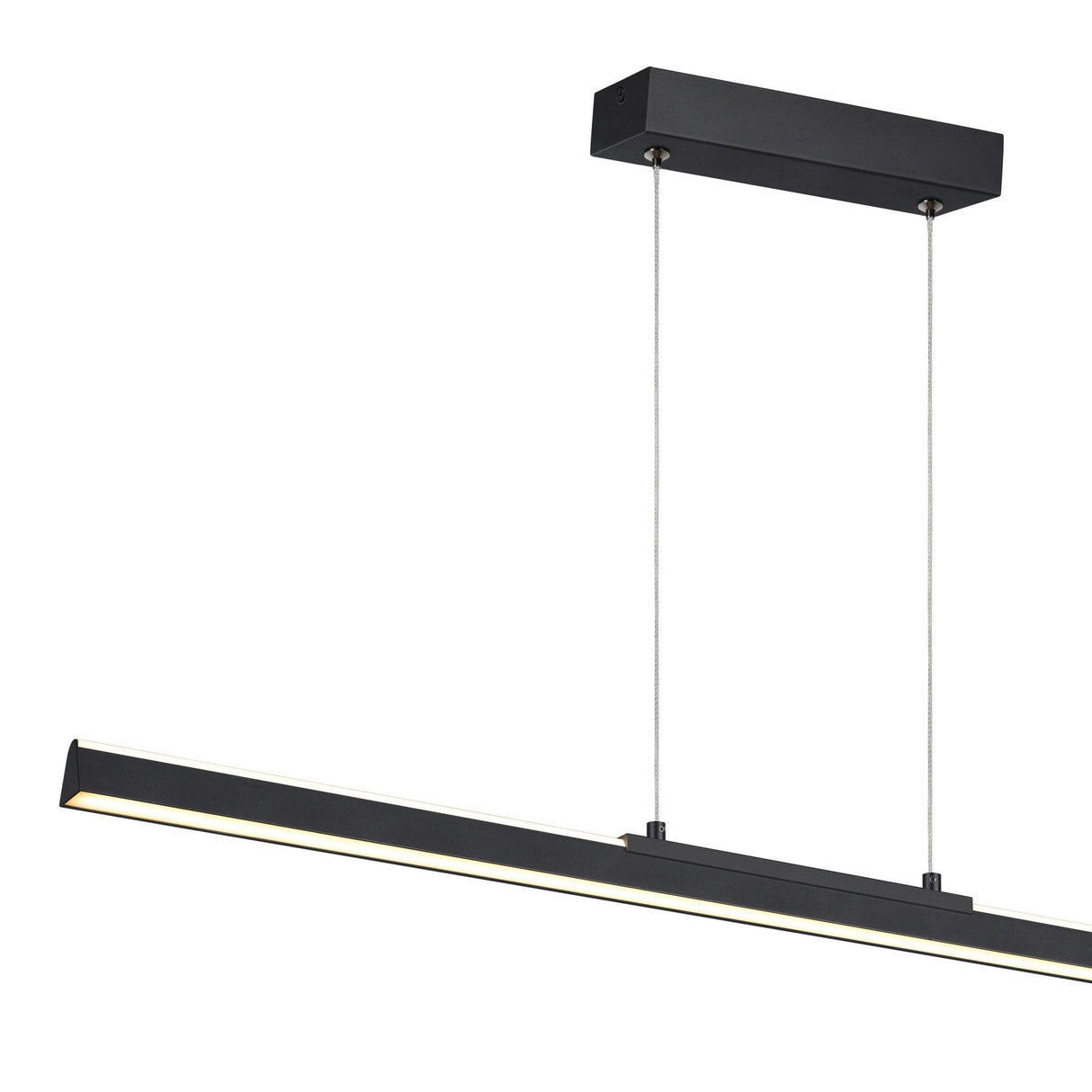 Lineal 1.5m LED Linear Suspension Light 54W 3000K - Sand Black