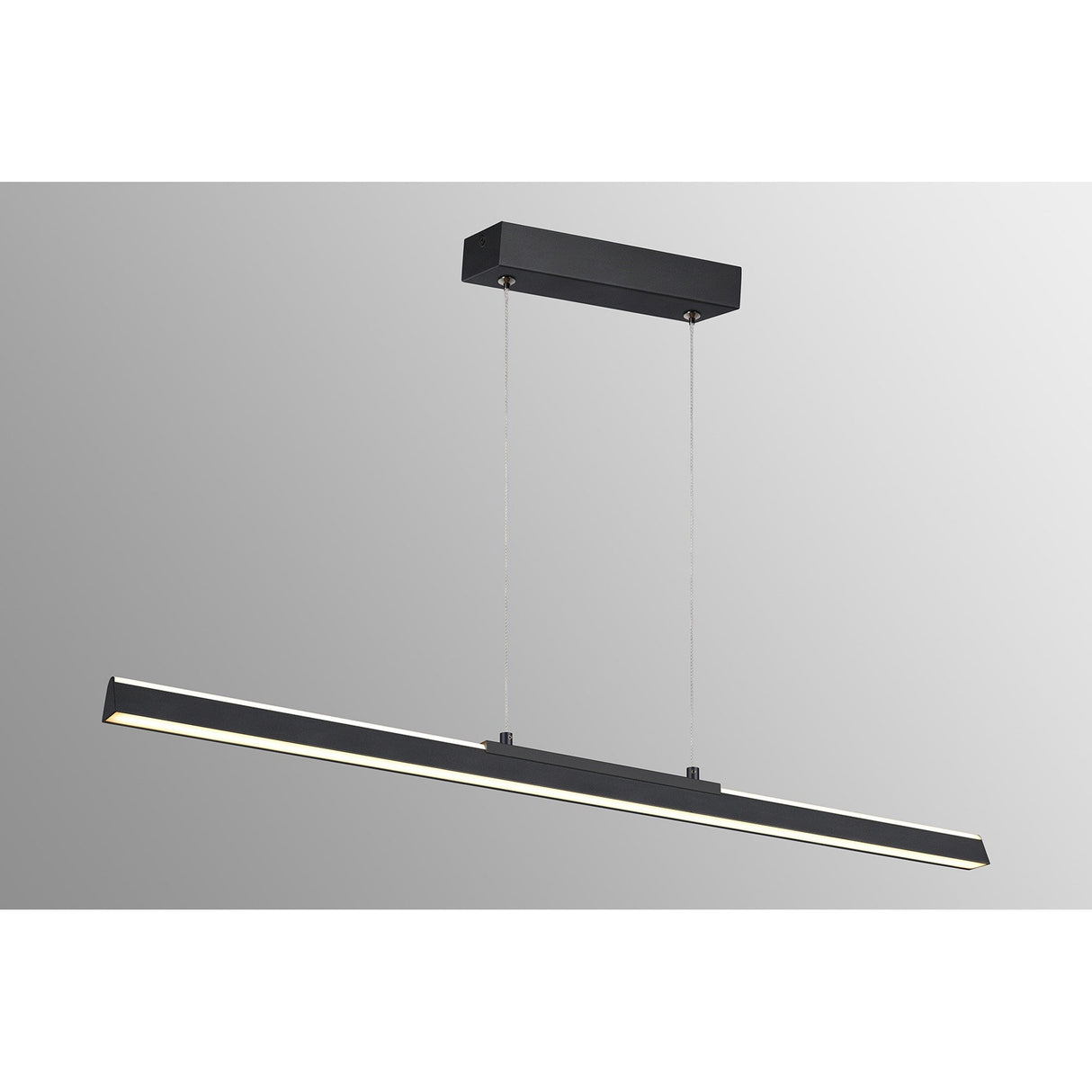 Lineal 1.5m LED Linear Suspension Light 54W 3000K - Sand Black