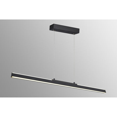 Lineal 1.5m LED Linear Suspension Light 54W 3000K - Sand Black