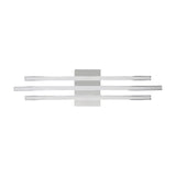 Livette LED Flush Ceiling Light 65cm - Chrome