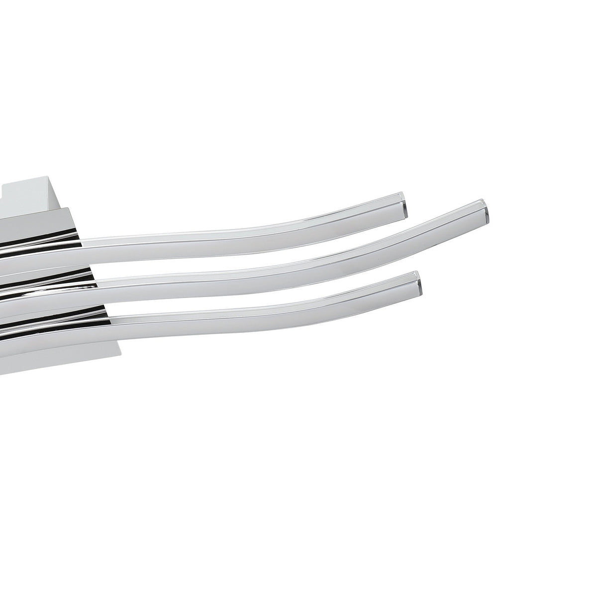 Livette LED Flush Ceiling Light 65cm - Chrome