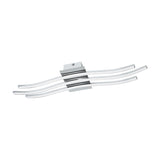 Livette LED Flush Ceiling Light 65cm - Chrome