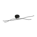 Livette LED Flush Ceiling Light - Black