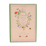 Someone Special Floral Stoneware Book Vase 14.4cm - Green