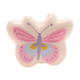 Nan Butterfly Stoneware Token Ornament with Matchbox - Pink