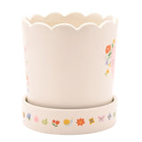 Mummy You Are Blooming Lovely Stoneware Planter - Off White