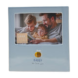 Daddy Bee Freestanding Stoneware Photo Frame 6 x 4in - Blue
