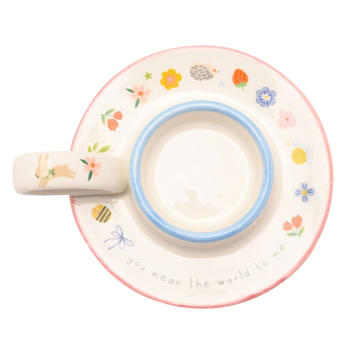 You Mean The World To Me Tea Light Candle Holder - Off White