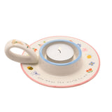 You Mean The World To Me Tea Light Candle Holder - Off White