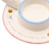 You Mean The World To Me Tea Light Candle Holder - Off White