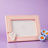 Nan Heart Freestanding Wooden Photo Frame 6 x 4in - Peach