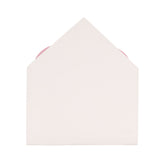 White wooden envelope-shaped plaque for Mum with a pink heart insert peeking out, shown on a plain white background.