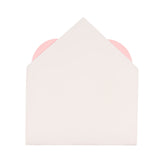 Nan Wooden Envelope Plaque with Pink Heart Insert - White