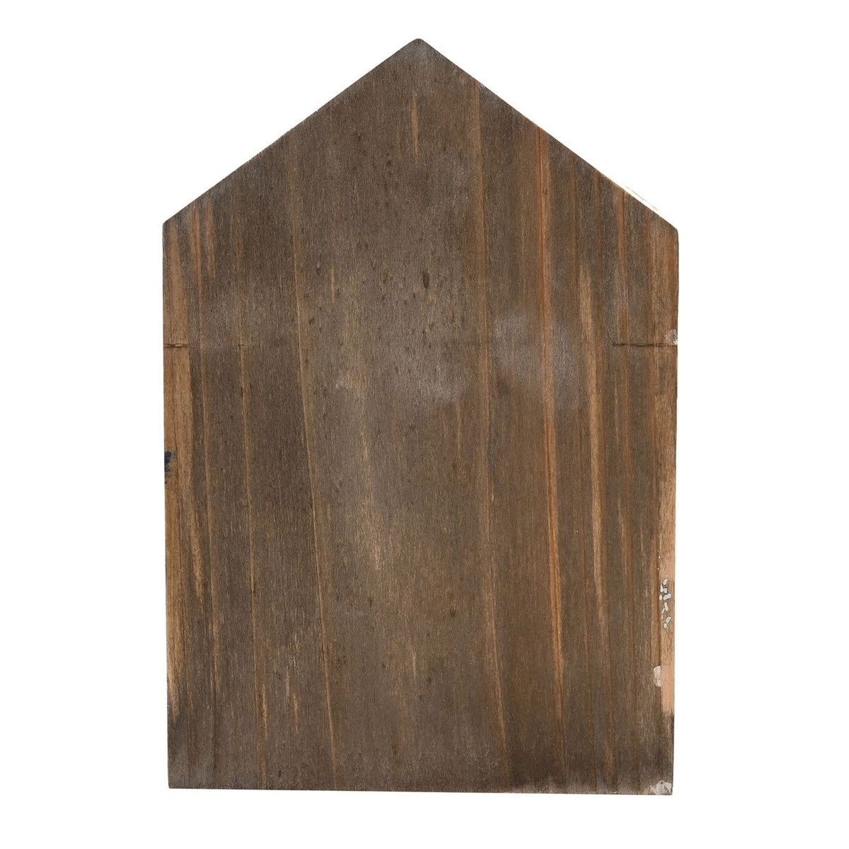 Coastal Lighthouse Mantel Plaque with Sea Glass - White