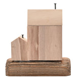Seas the Day Driftwood House Ornament 11.9cm - Natural & White