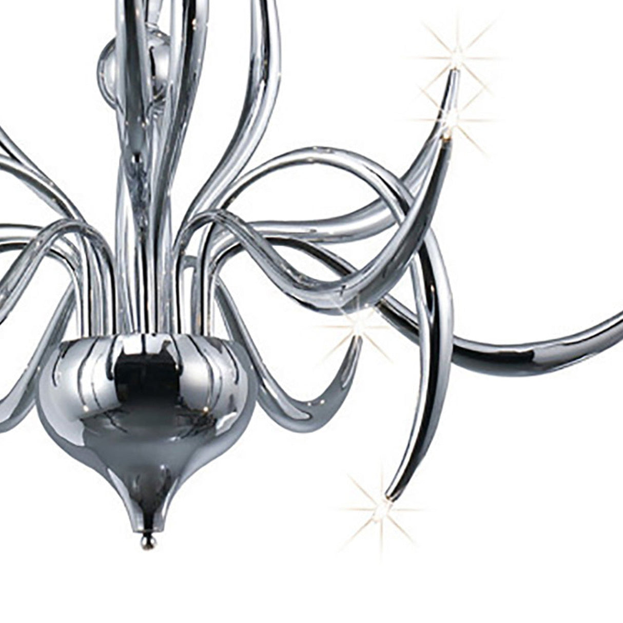 Llamas 96cm 15 Light Chandelier - Polished Chrome