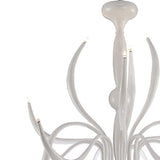 Llamas 96cm 15 Light Chandelier - White