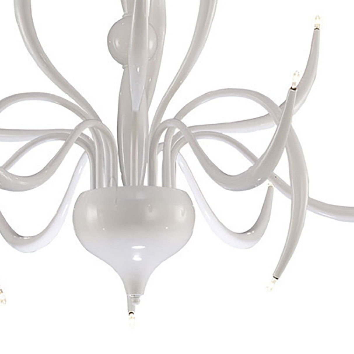Llamas 96cm 15 Light Chandelier - White