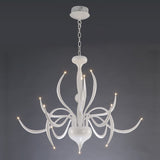 Llamas 96cm 15 Light Chandelier - White
