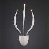 Llamas 3 Light Wall Light - White
