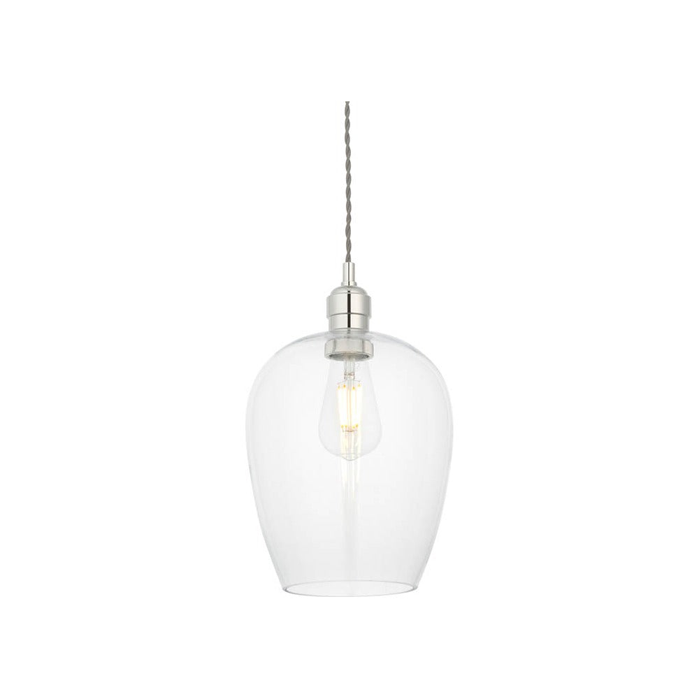 Vellmere Pendant - Clear Bright Nickel