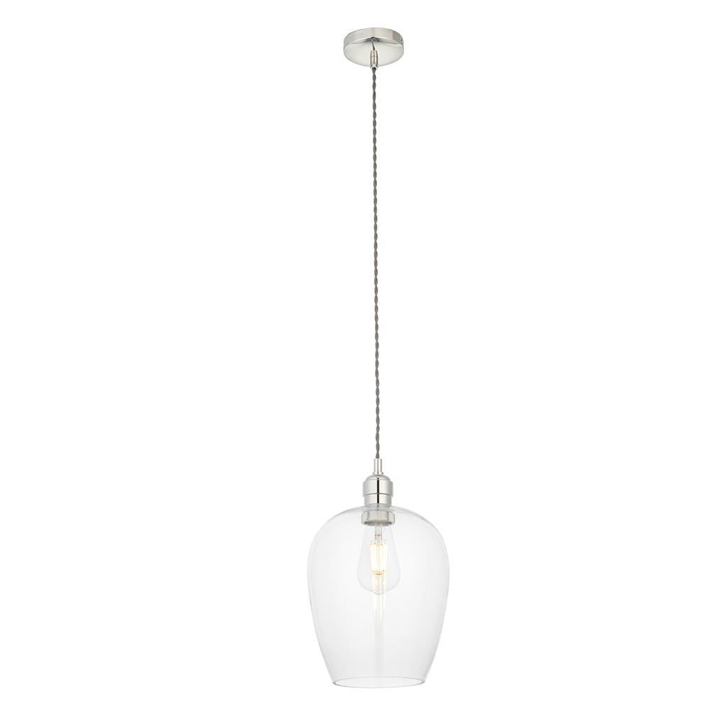 Vellmere Pendant - Clear Bright Nickel
