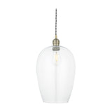 Vellmere Large Pendant - Clear Antique Brass