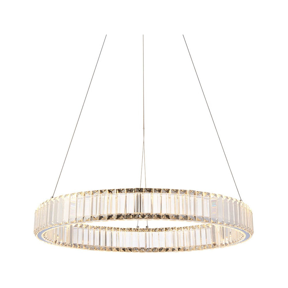 Ashenhurst LED Ring Pendant - Clear