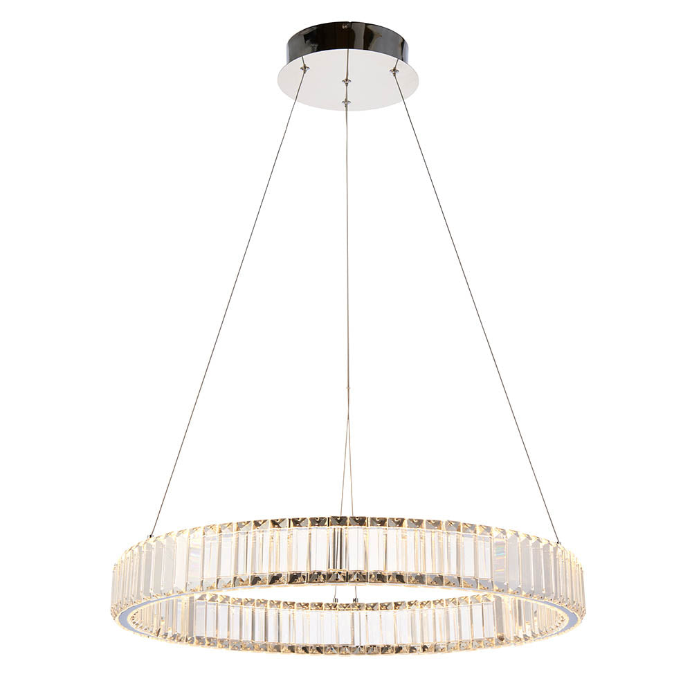 Ashenhurst LED Ring Pendant - Clear
