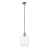 Vellmere Pendant - Clear Antique Brass