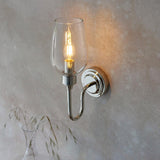 Wraymoor Wall Light - Bright Nickel Clear