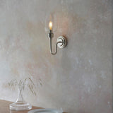 Wraymoor Wall Light - Bright Nickel Clear