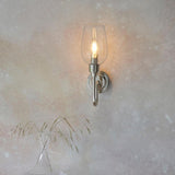 Wraymoor Wall Light - Bright Nickel Clear