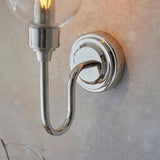 Wraymoor Wall Light - Bright Nickel Clear