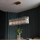 Rookhurst Rod Linear Pendant - Gold