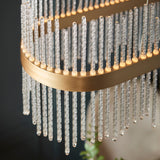 Rookhurst Rod Linear Pendant - Gold