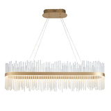 Rookhurst Rod Linear Pendant - Gold