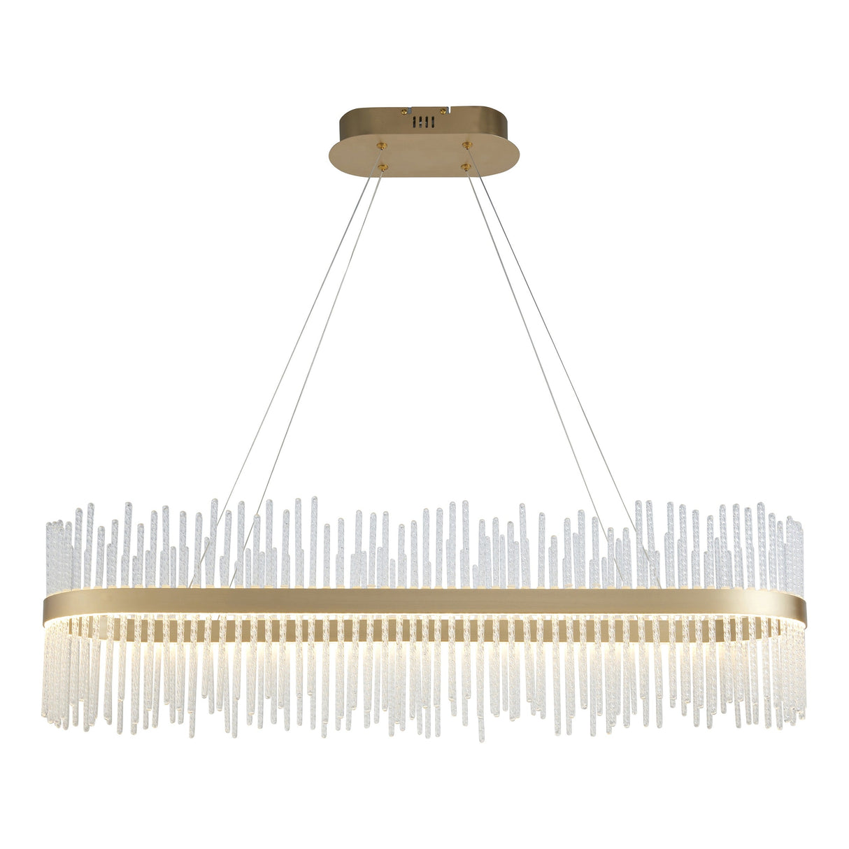 Rookhurst Rod Linear Pendant - Gold
