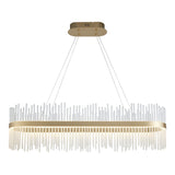 Rookhurst Rod Linear Pendant - Gold